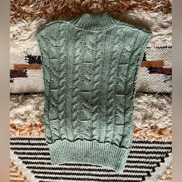 NWT Free People Quartz Cable Vest - Picture 5 of 5
